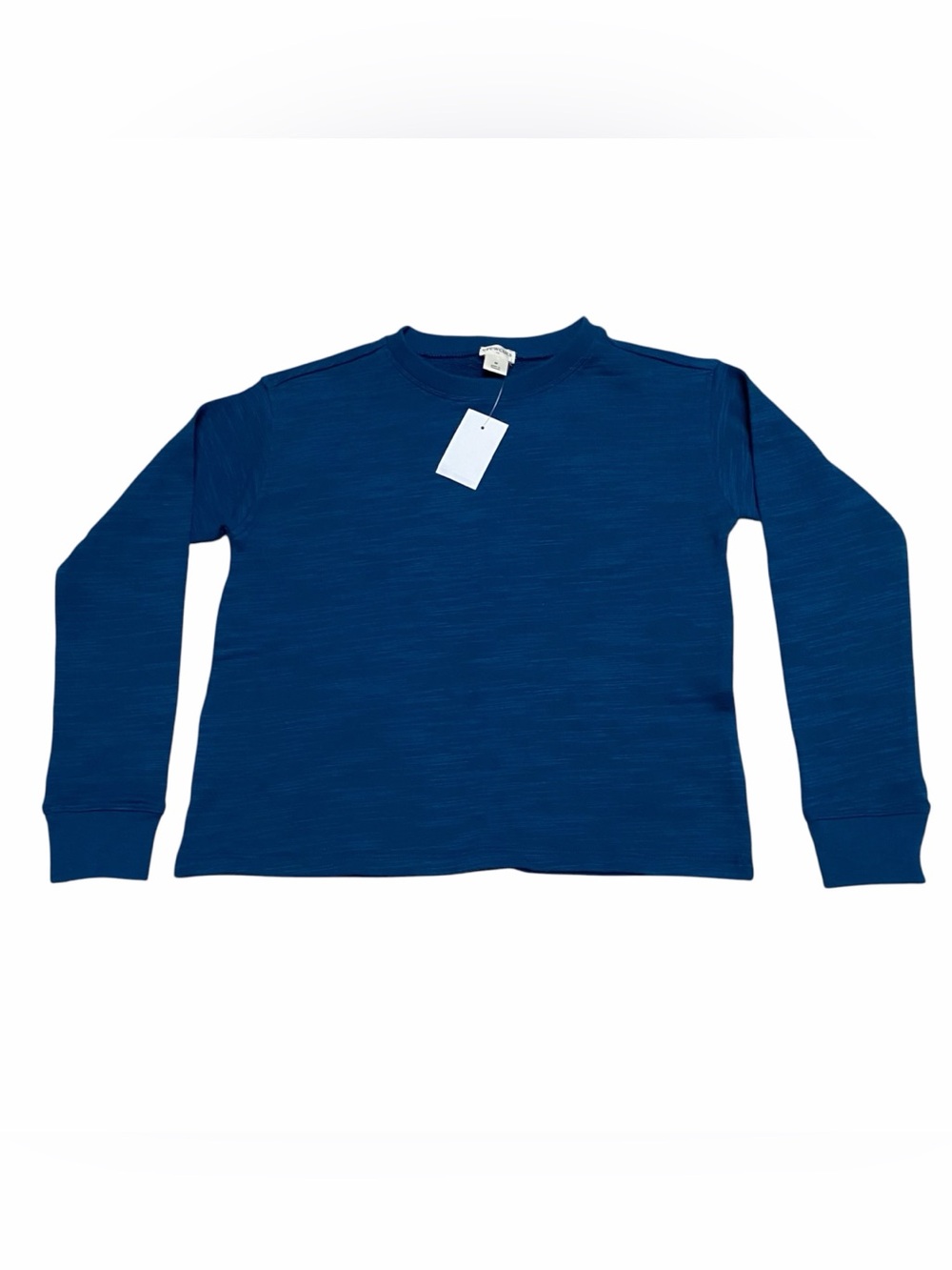 Crewcuts Girls Terry Crewneck Sweatshirt M 8-9 NWT Cobalt Blue Cotton